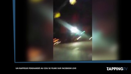 Un rappeur poignardé au cou se filme sur Facebook Live (vidéo)