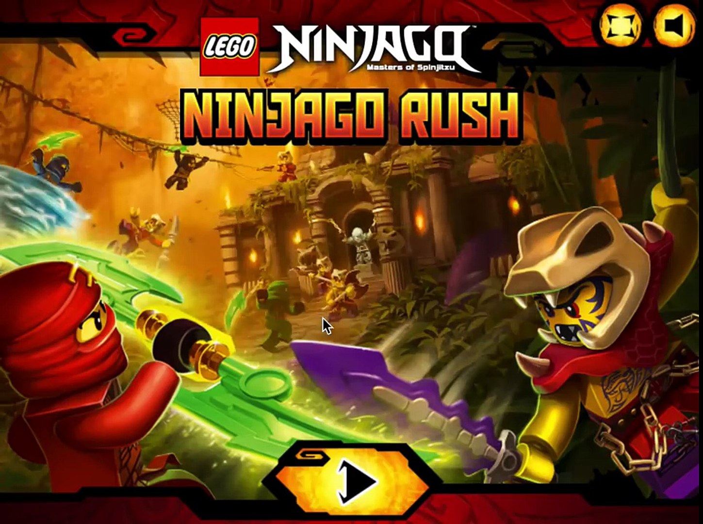 Лего Ниндзяго игра - Ниндзяго Раш (Lego Ninjago Rush) - video Dailymotion