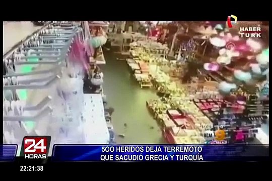 Aumenta a 500 cifra de heridos tras terremoto en Turquía y Grecia