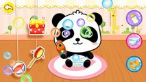 Niños para y cuidado del bebé panda bebé panda come obras de excrementos de dibujos animados para dormir