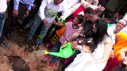 Sanjay Dutt & Asif Bhamla Foundation Support Inititive Of 1000 Tree Plantation