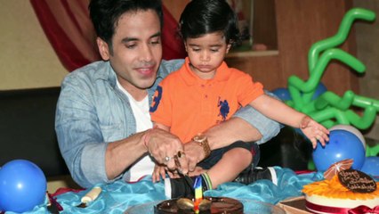 Tusshar Kapoor Celebrates Son Laksshya 1st Birthday
