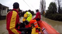 Christchurch Residents Evacuated By Boat Amid Severe Flooding