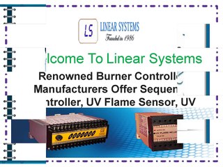 UV Flame Sensor Manufacturers - Linear Systems