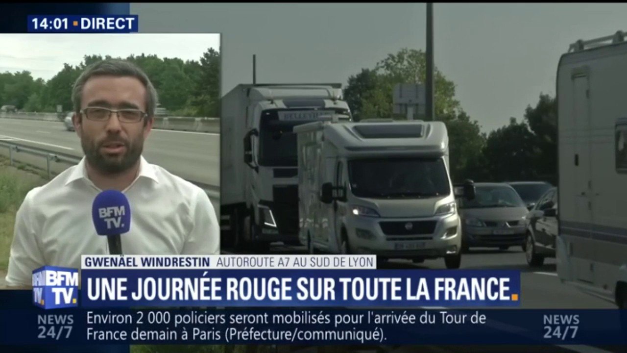 Circulation très dense sur les routes, 556 km d...