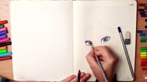 Sorteo para clases de dibujo aprendían a dibujar Elsa Elsa serdtsehow fría