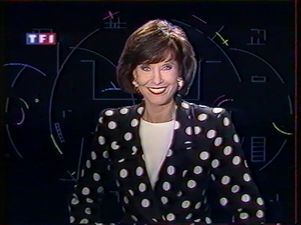 TF1 - 15 Mai 1990 - Speakerine (Denise Fabre), pubs, teaser, début "Ciel Mon Mardi"