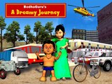Animación Niños Inglés para Aprender vivero preescolar rimas transporte vehículos 3D