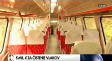 ZSSK: 5 mil. € za čistenie vozňov (20120104)