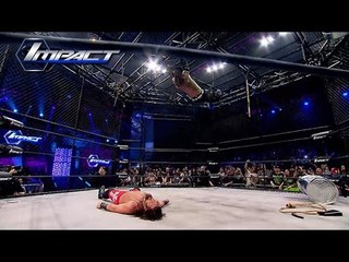 Jeff Hardy vs James Storm in 6 Sides of Steel (Mar. 27, 2015)
