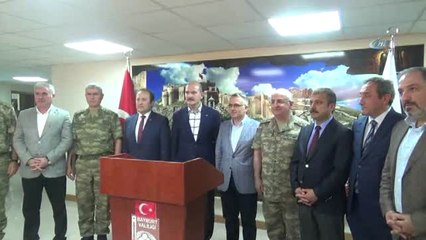 Bakan Soylu ve Ağbal Bayburt'ta