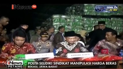 Penimbunan dan Pemalsuan Beras Subsidi di Bekasi