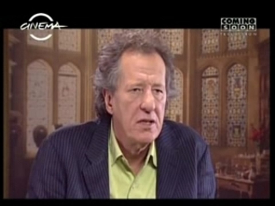 Geoffrey Rush Italian Interview
