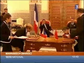 FR3 : Sarkozy au Maroc