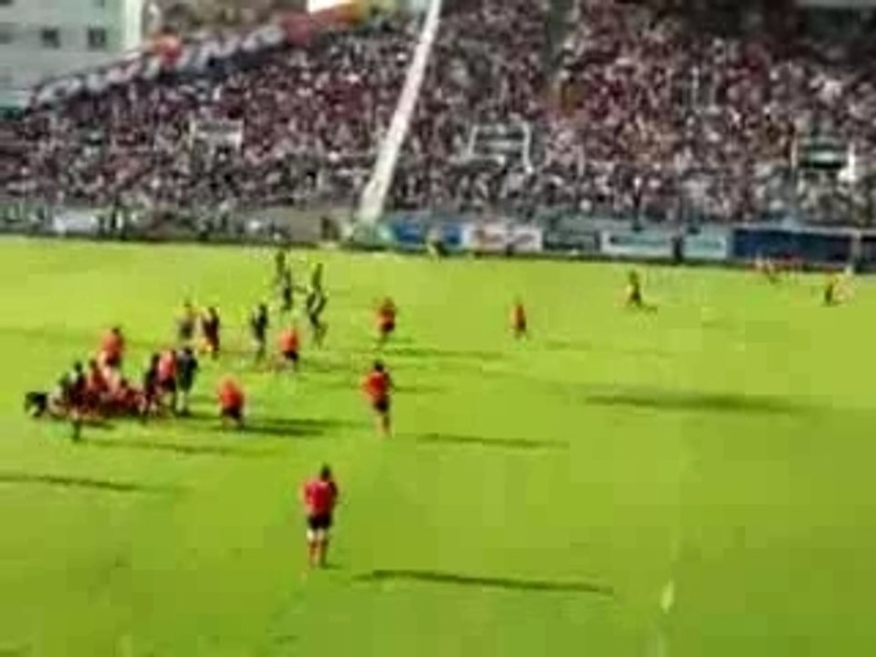 Premier essai de Tana Umaga a Toulon