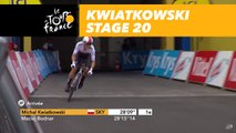 L'arrivée de Kwiatkowski / Kwiatkowski's finish - Étape 20 / Stage 20 - Tour de France 2017