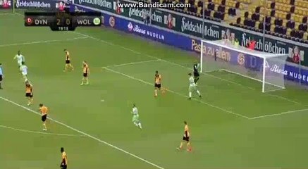 Kaylen Hinds Goal HD - Dynamo Dresden 2-1 Wolfsburg - 22.07.2017
