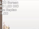 Dell 4t17w Replacement LAPTOP LCD Screen 140 WXGA HD LED DIODE Substitute Replacement
