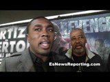 Andre Berto Talks Victor Ortiz Rematch