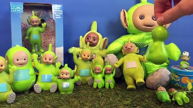 Play Doh Teletubbies Playset Mold Tinky Winky Dipsy Laa-Laa PO using playdough