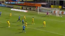 Marcus Mathisen scores in the match Halmstad vs Sundsvall