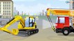 JCB Excavator & Heavy Machinery - Construction video for kids