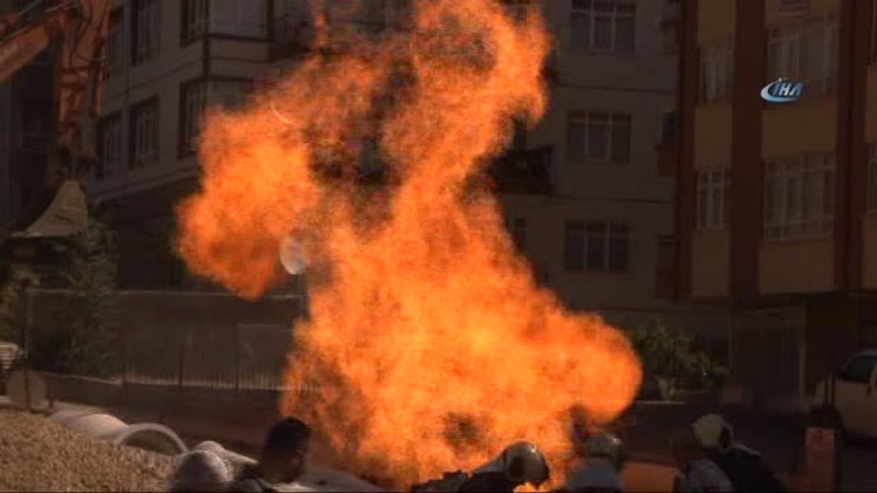 Başkent'te Doğalgaz Borusu Patladı