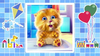Enfants pour dessins animés dessin animé pro baignent les enfants minous mignons chats intéressants