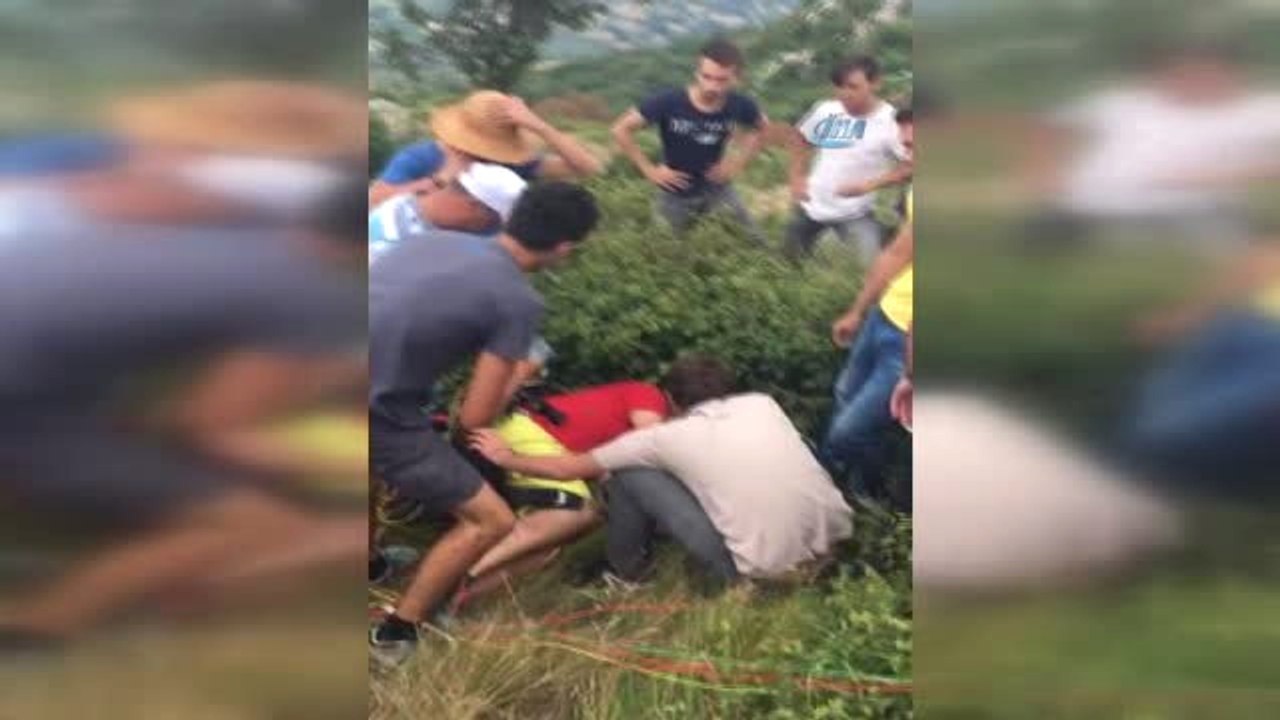 Yamaç Paraşütü Gösterisinde Kaza