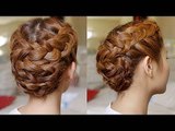 Easy Hairstyle Tutorial Summer Braided Updo