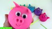 Et bébé enfants couleurs éducation visages pour amusement amusement apprentissage porc jouer formes sourire Doh v