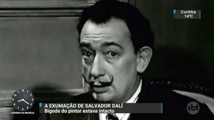 Bigode de Salvador Dalí continua intacto 28 anos após morte do pintor