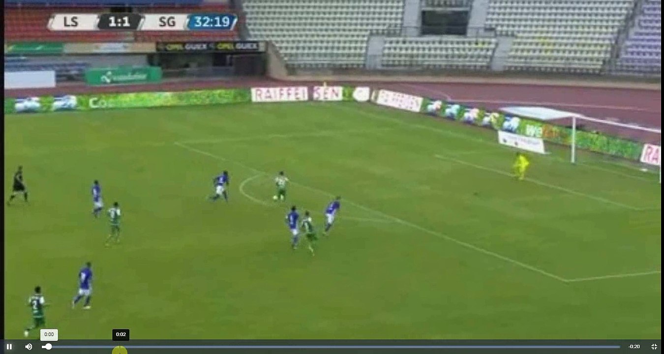 Marco Aratore Goal - Lausanne vs Sankt Gallen 1-2 22.07.2017 (HD)