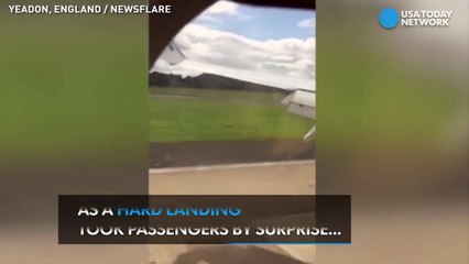 Terror in cabin as plane makes abnormally hard landing