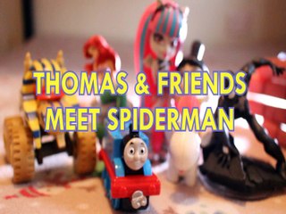 Download Video: THOMAS & FRIENDS MEET SPIDERMAN SPHINX TRUCK PRINCESS ARIEL AGNES GRU ROCHELLE DISNEY Toys BABY Videos , MARVEL, BLAZE A