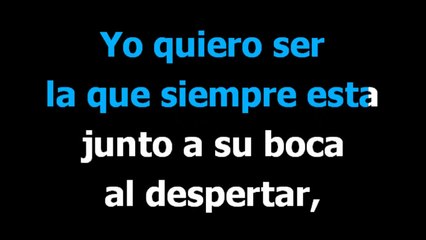 El cable -  Lucero -  Karaoke  - Letra