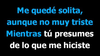 Que te ganaste -  Lucero  - Karaoke  - Letra