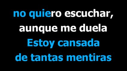 Vete por donde llegaste  - Lucero  - Karaoke  - Letra