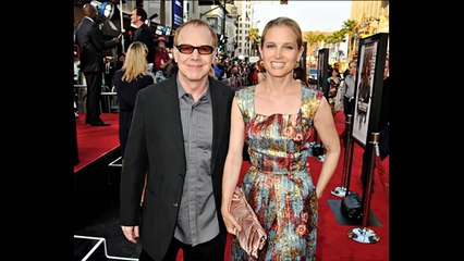 Danny Elfman and his wife Bridget Fonda