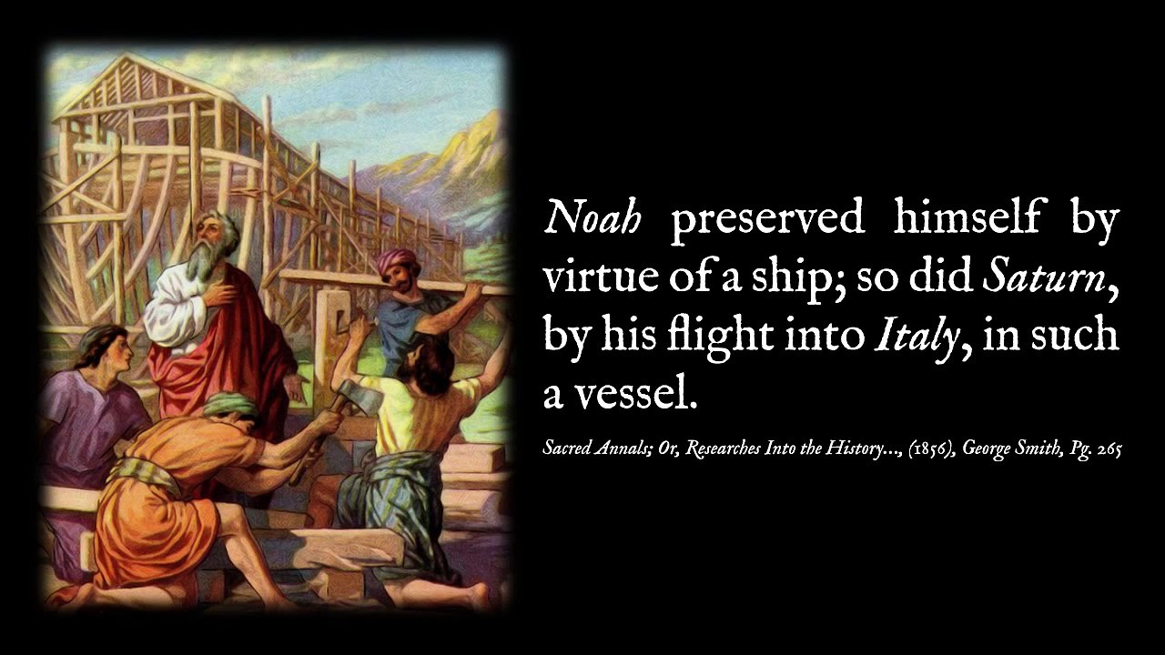 SATURN = NOAH = The SUN!