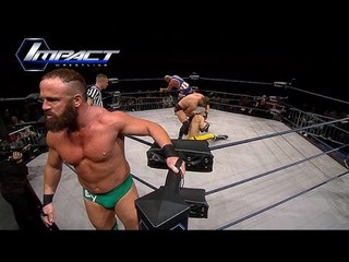 Tag Team Match: Kurt Angle and Bobby Roode vs Eric Young and Low Ki (Jan 23, 15)