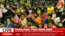 Live footage: Thai people grieve at news of King Bhumibol Adulyadejs death
