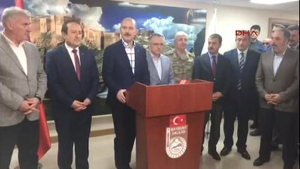 Bayburt Içişleri Bakanı Süleyman Soylu Bayburt Valiliğini Ziyaret Etti