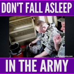 Don't Fall Asleep In Army - LOL