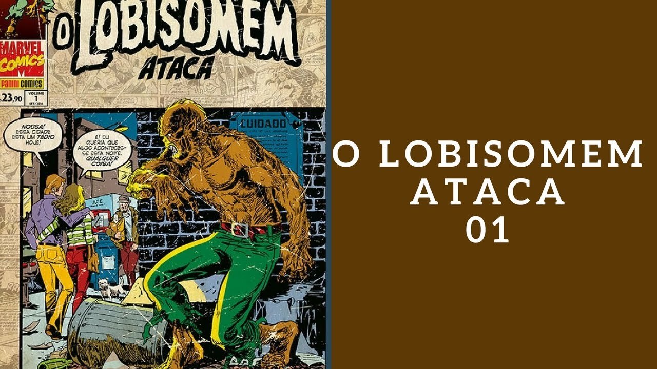 Mini Resenha O Lobisomem Ataca n° 1 - Coleção Marvel Terror