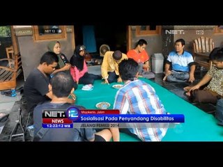NET12 - Sosialisasi pemilu difabel di Mojokerto
