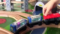 Thomas and Friends | Thomas Train Wooden Railway Tender Engine Races Playtime | Playing wi