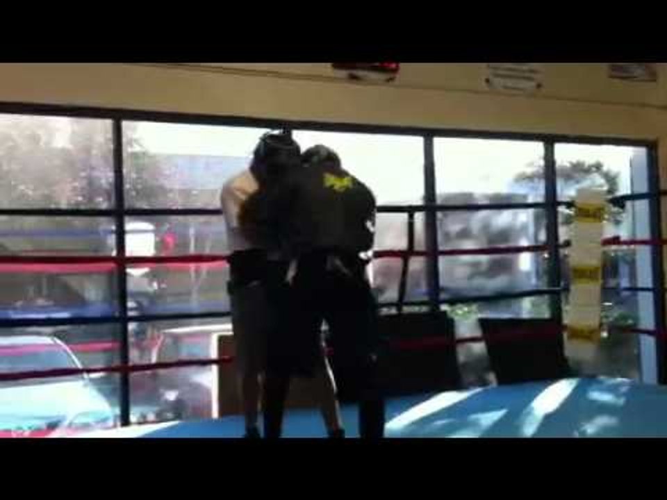 Pelos garcia sparring