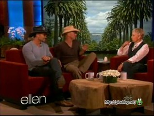 Kenny Chesney and Tim McGraw on Ellen
