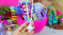GIANT JASMINE Surprise Egg Play Doh - Disney Aladdin Toys Princess Palace Pets Lalaloopsy
